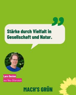 Unser Listenplatz 19:
Jan Oesten,
parteilos, 
Jahrgang 1972,
Neu-Ottersteiner,
Selbständiger Orthopädietechnikermeister und Geschäftsführer in Bremen,
Naturliebhaber und Wassersportler…
….weiss aus Erfahrung, dass funktionierende Systeme wertvoll sind. 
Und dass es immer besser ist, sie in ihrer Vielfalt zu schätzen und zu schützen. 
Das gilt nicht nur für Menschen und Ökosysteme, sondern auch für unsere Gesellschaft und Demokratie. 
Er kämpft „lieber für saubere Gewässer, als gegen ihre Verschmutzung“

#grünegrasberg
#gemeinsamfürgrasberg
#gemeindegrasberg
#grasberg
#neuotterstein