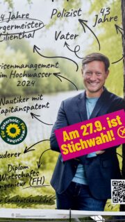 „Echtes Miteinander braucht Verlässlichkeit für uns Bürger, die Verwaltung und mehr denn je richtig gute Kommunikation – genau dafür brauchen wir und unsere Gemeinden @kimfuerwentsches als Landrat!“

Warum das wichtig ist? Wir sehen bei uns in Grasberg mit dem neuen Bürgermeister oder auch in Lilienthal, wo Kim aktuell Bürgermeister ist: 
Wenn die Verwaltung sich um die Pflichtaufgaben kümmert🏫, nah am Menschen ist, verlässlich arbeitet und offen kommuniziert, funktioniert die Region – selbst bei klammen Kassen.

Im Landkreis werden wichtige  Entscheidungen getroffen, die von den Verwaltung umgesetzt werden und auf die wir alle angewiesen sind:
Ob z.B. bei der Gesundheitsversorgung, dem Kreiskrankenhaus 🏥 den weiterführenden Schulen, dem Osterholz-Takt beim ÖPNV 🚌, der Vereinsförderung der so wichtigen Krisenvorsorge, einer gut durchdachten Raumplanung, den Kreisstraßen, dem  Unweltschutz oder auch dem überregionalen klaren Nein  zur Erdgasförderung etc.

Kim ist der richtige Mann mit Erfahrung, er hört zu, findet Lösungen und hält Wort.

Kim kann Landrat und braucht Eure Stimme, lasst uns alle am nächsten Sonntag und auch jederzeit per Briefwahl noch einmal wählen 🗳️ – für einen verlässlichen, starken Landkreis, mit einem Landrat, der für alle da ist. 🤝

#grasberg 
#gemeinsamfürgrasberg 
#diegrünen 
#landkreisosterholz 
#kimfürwentsches