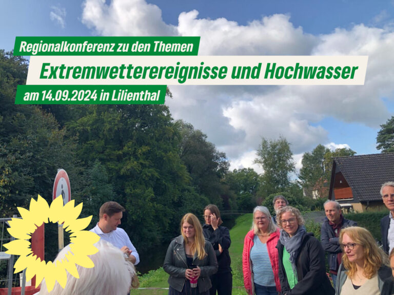 Regionalkonferenz Extremwetterereignisse und Hochwasser am 14.09.2024 in Lilienthal