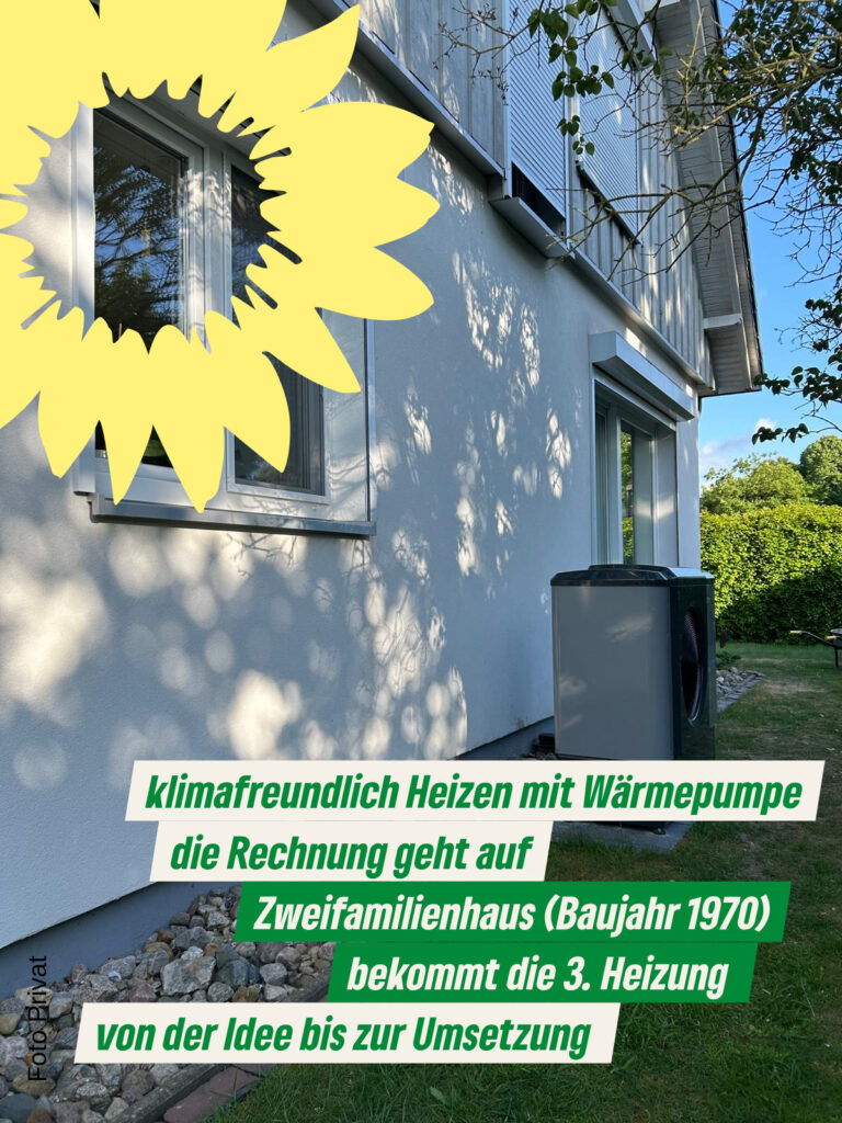 unsere Wärmepumpe, von der Idee bis zur Umsetzung