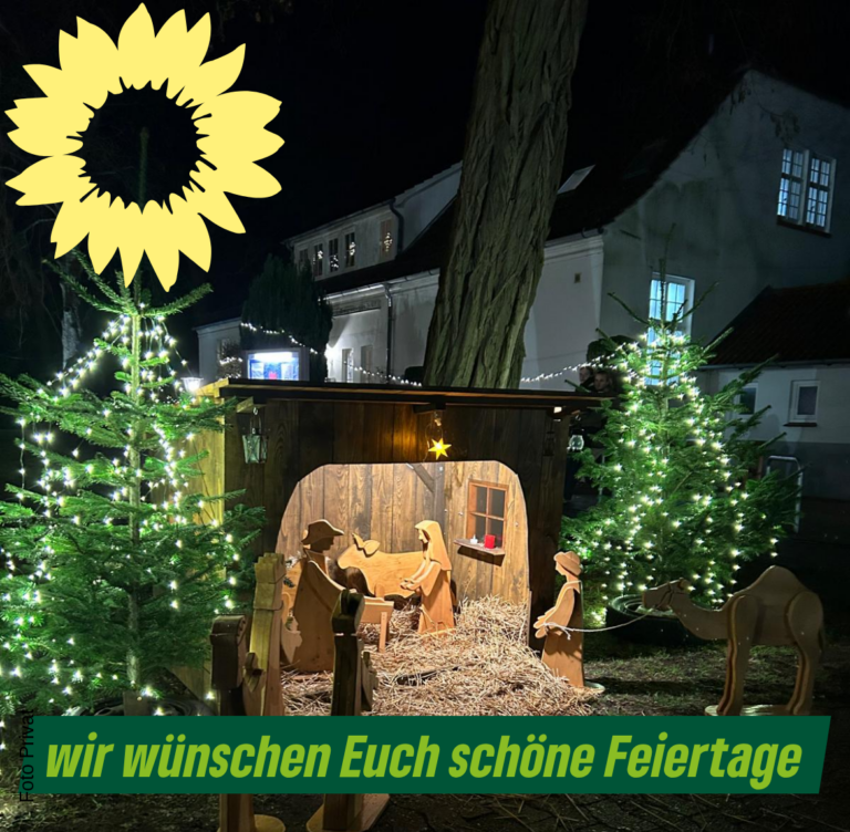 wir wünschen Euch schöne Feiertage