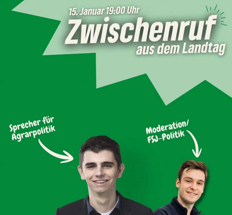 Zwischenruf aus dem Landtag -neues online-Format bietet einfach allen  Infos aus erster Hand