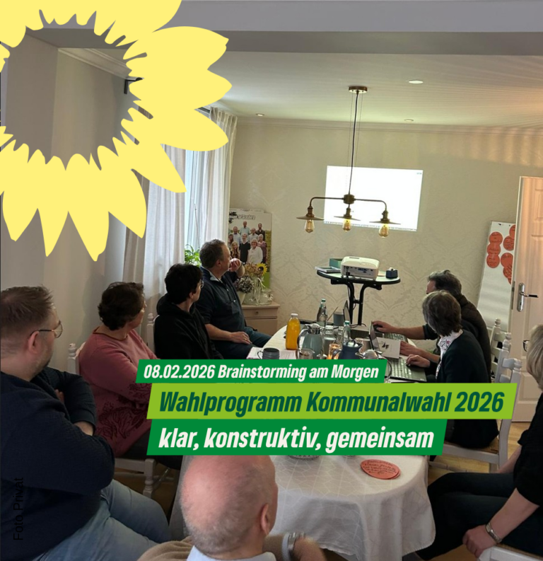 wir arbeiten gemeinsam am neuen Wahlprogramm für die Kommunalwahl