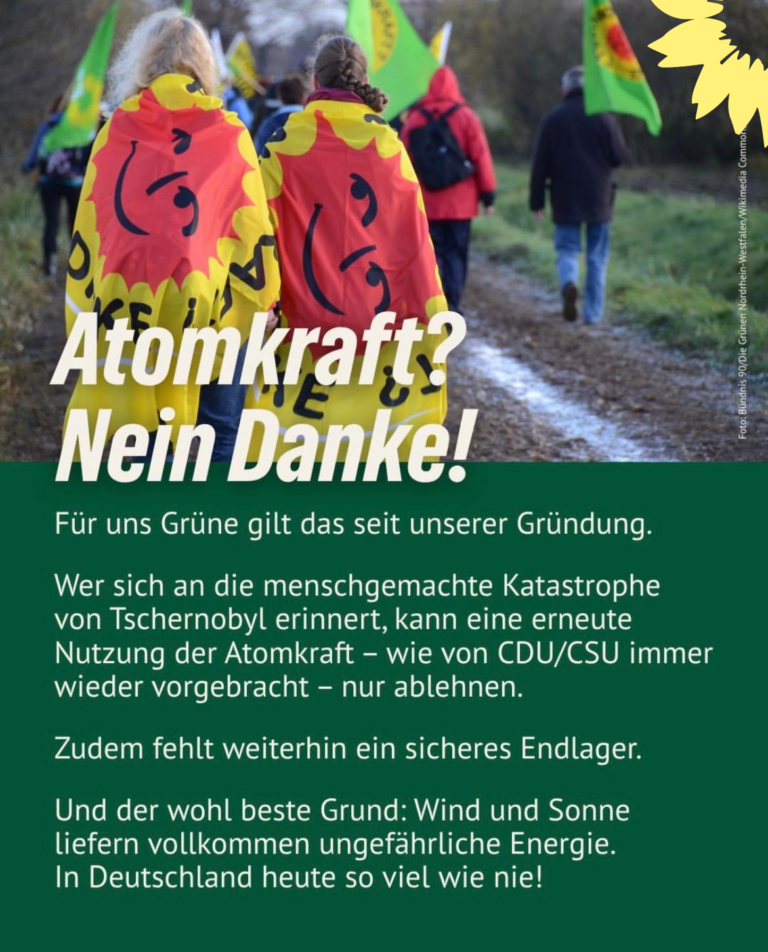 40 Jahre Super-GAU in Tschernobyl-Atomkraft? NEIN Danke!