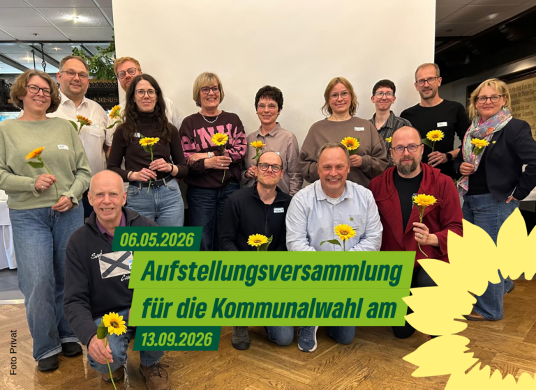Aufstellungsversammlung zur Kommunalwahl am 13.09.2026