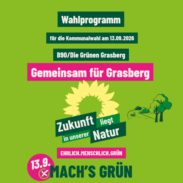 Wahlprogramm 2026 für die Kommunalwahl am 13.09.2026
