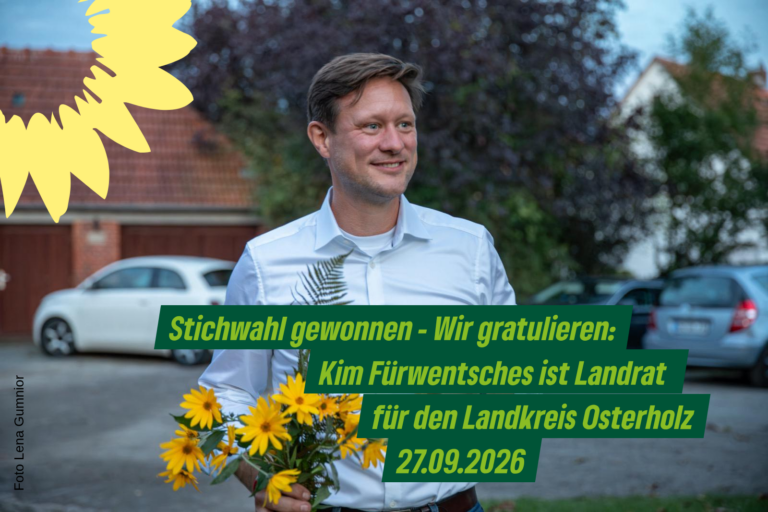 Kim Fürwentsches ist Landrat für den Landkreis Osterholz